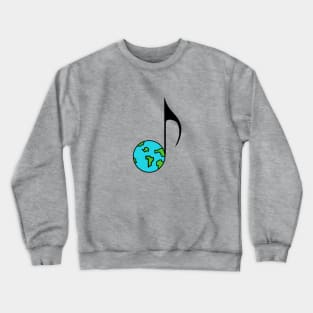 The world of music Crewneck Sweatshirt